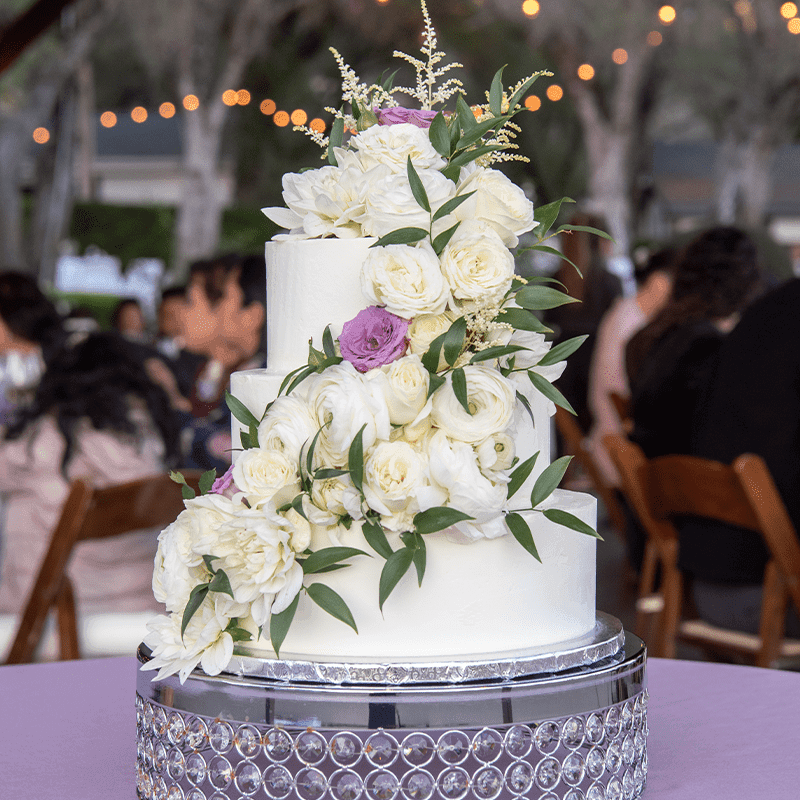 Sonoma wedding reception décor and floral design