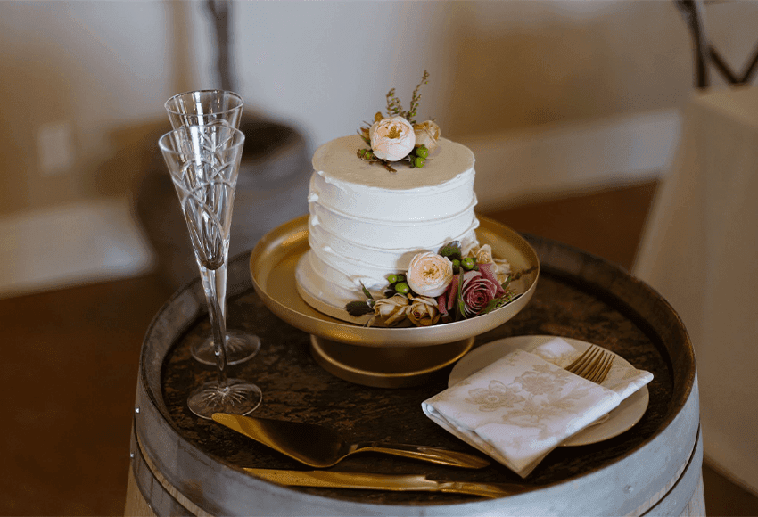 Romantic vineyard wedding details in Napa Valley