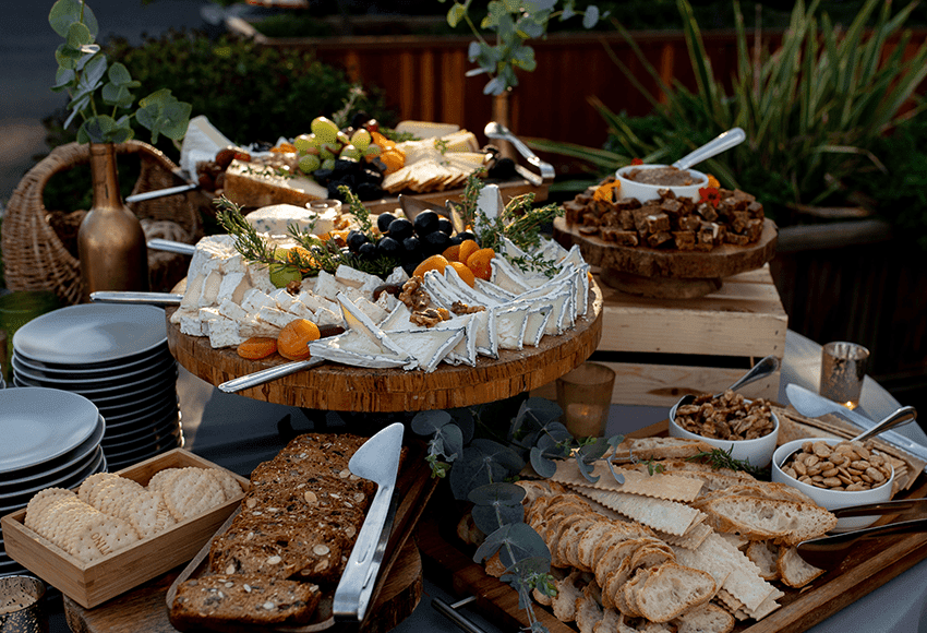Elegant Wine Country wedding reception styled by Denise Kramer Weddings